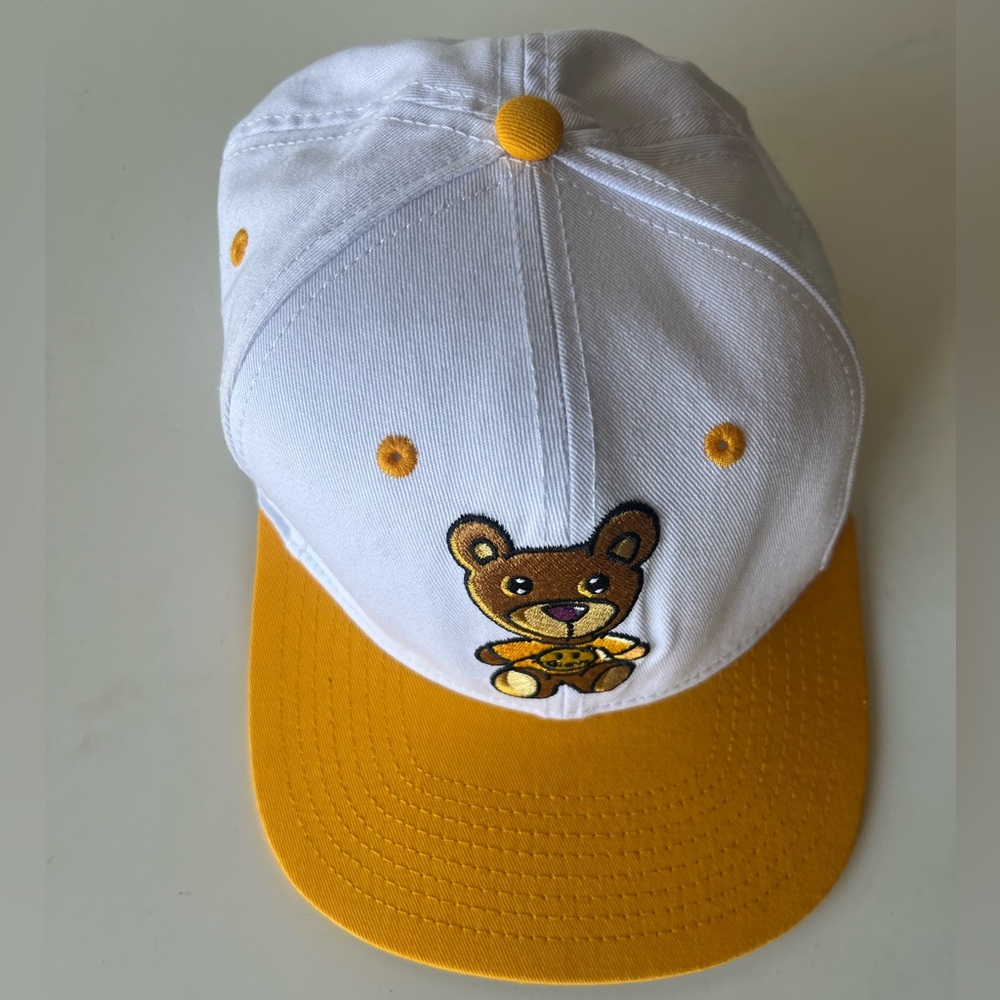 Drew House Theodore Snapback Hat Golden Yellow Teddy Bear Justin Bieber One Size